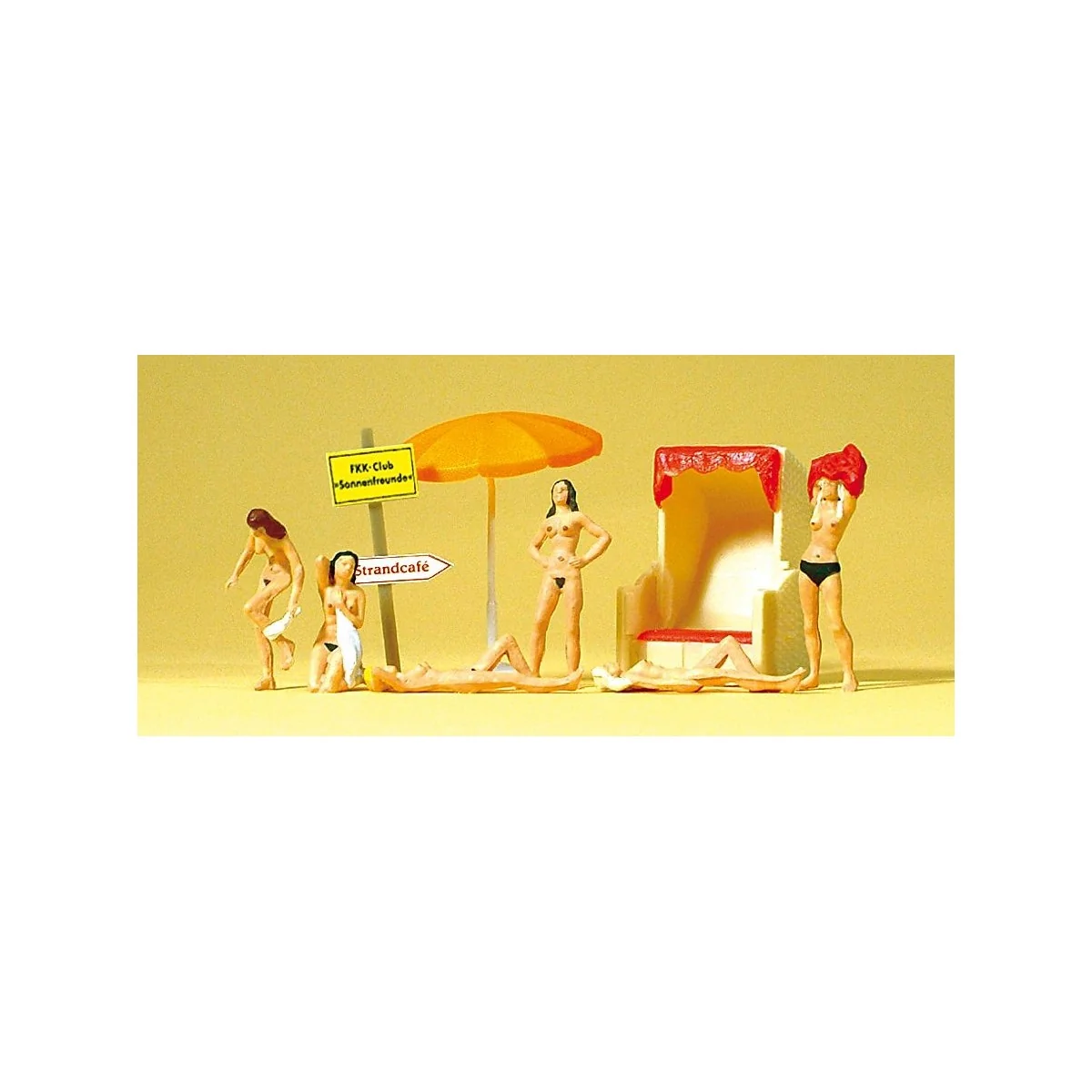 Preiser 10107 Personnages, Nudistes à la plage Preiser Preiser_10107 - 1