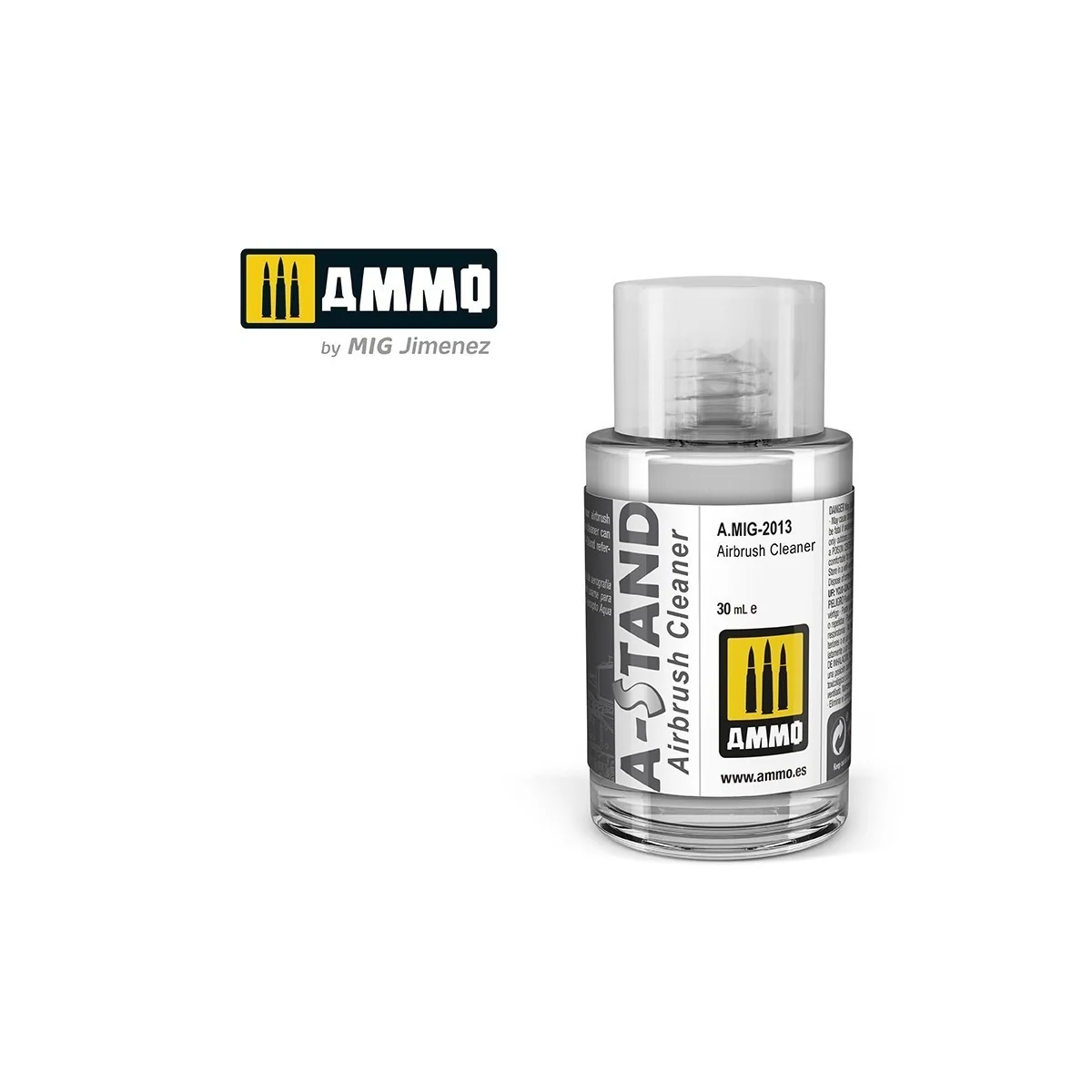 Peinture A-STAND Diluant Nettoyant pour aérographe 30ml Mig AMMO - MIG Jimenez A.MIG-2013 - 1