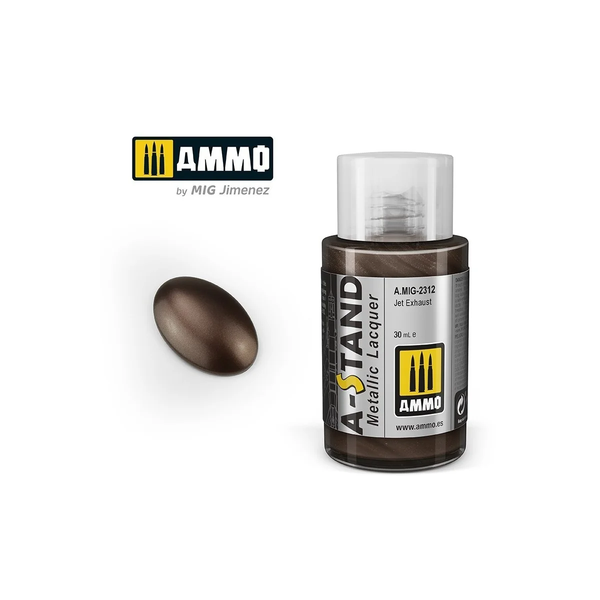 Peinture A-STAND Jet Exhaust 30ml Mig AMMO - MIG Jimenez A.MIG-2312 - 1 Peinture A-STAND Jet Exhaust 30ml Mig AMMO - MIG Jimenez A.MIG-2312 - 1