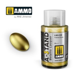 A-STAND Polished Brass Paint 30ml Mig
