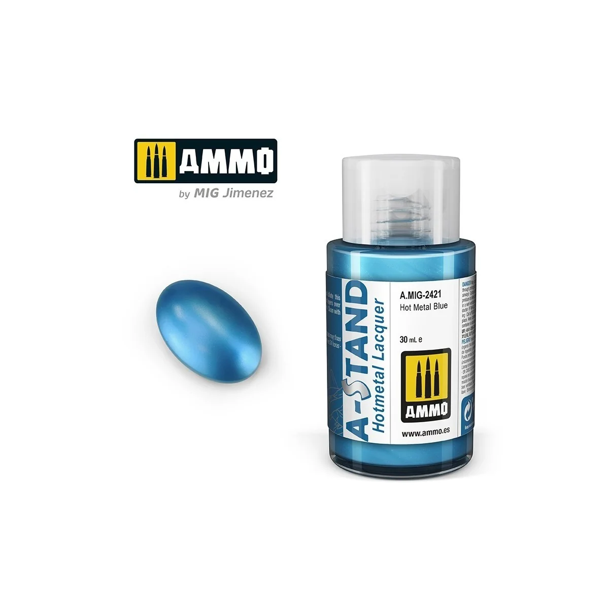 A-STAND Hot Metal Blue Paint 30ml Mig A-STAND Hot Metal Blue Paint 30ml Mig