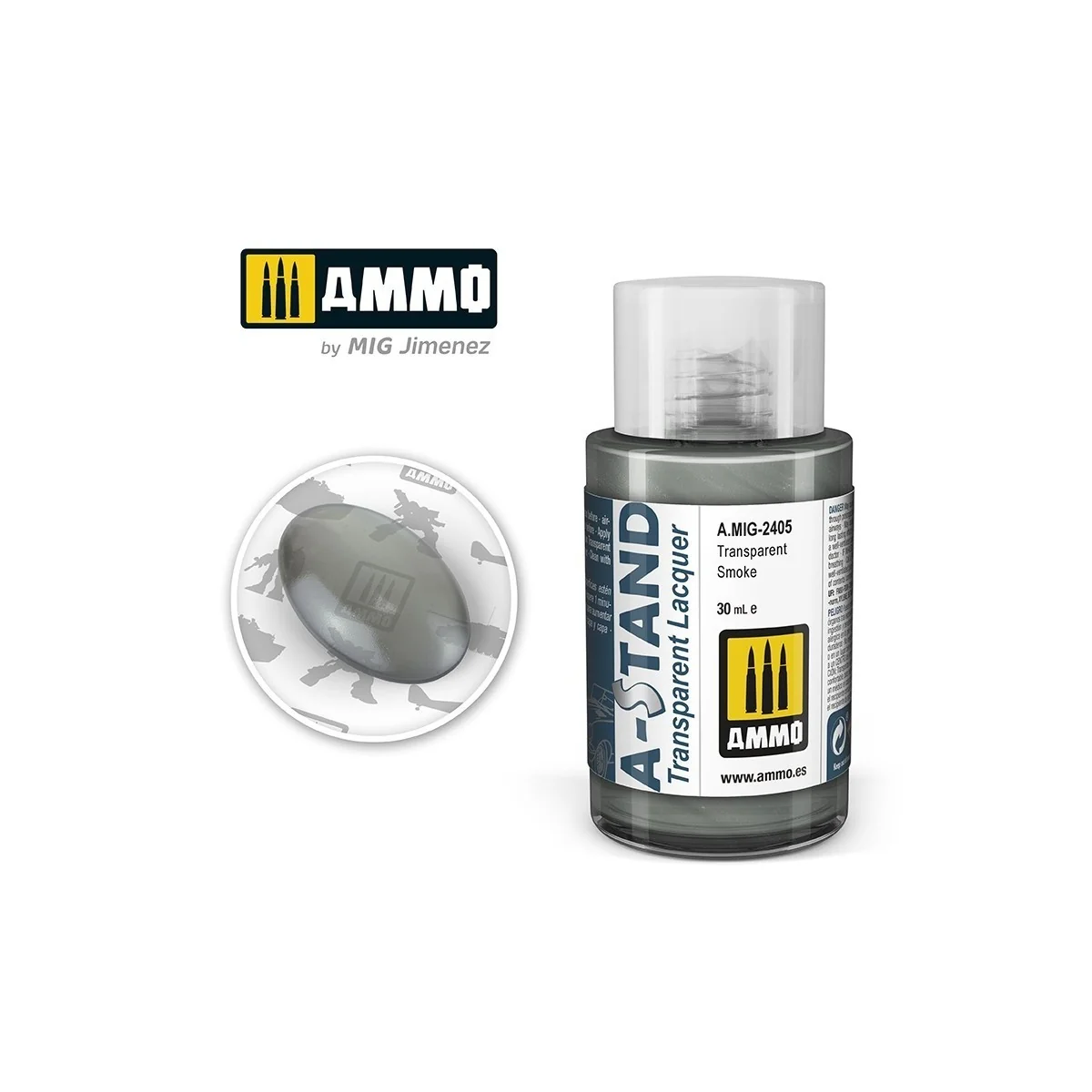 A-STAND Transparent Smoke Paint 30ml Mig