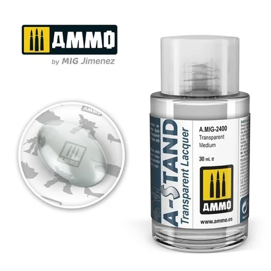 A.MIG-2400-Peinture A-STAND Médium Transparent 30ml Mig