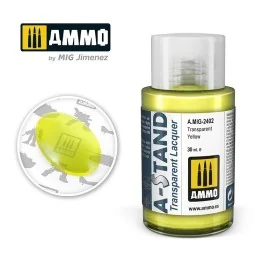 A-STAND Paint Transparent Yellow 30ml Mig - A.MIG-2402