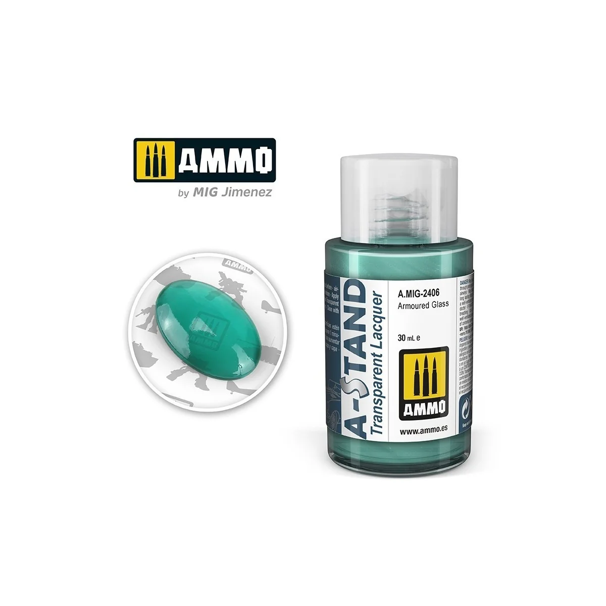 A-STAND Paint Armored Glass 30ml Mig - A.MIG-2406