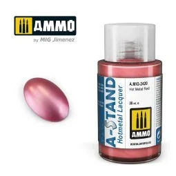 A-STAND Hot Metal Red Paint 30ml Mig - A.MIG-2420