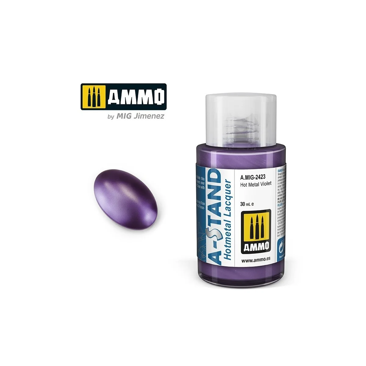 A-STAND Hot Metal Violet Paint 30ml Mig