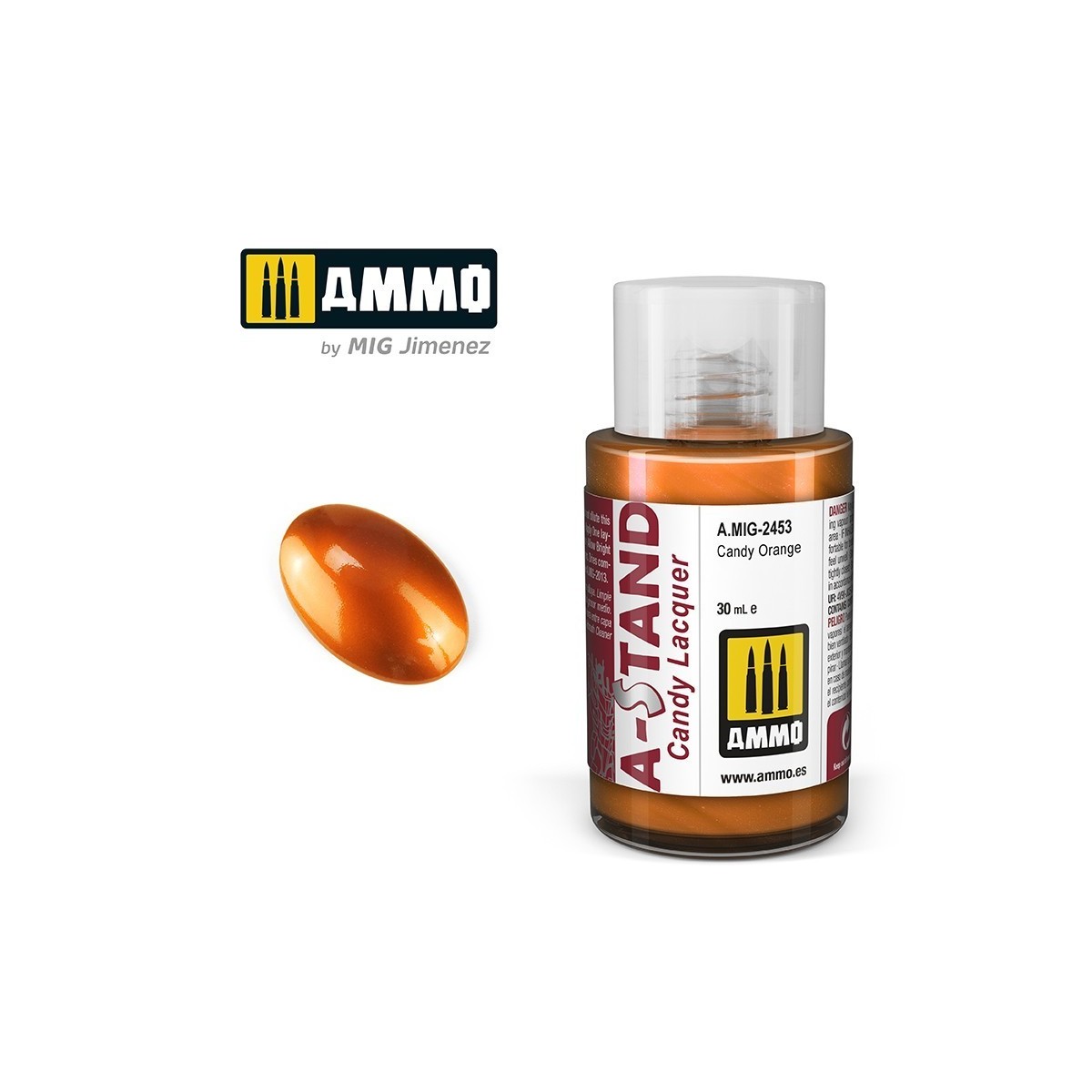 A-STAND Orange Candy Paint 30ml Mig - A.MIG-2453
