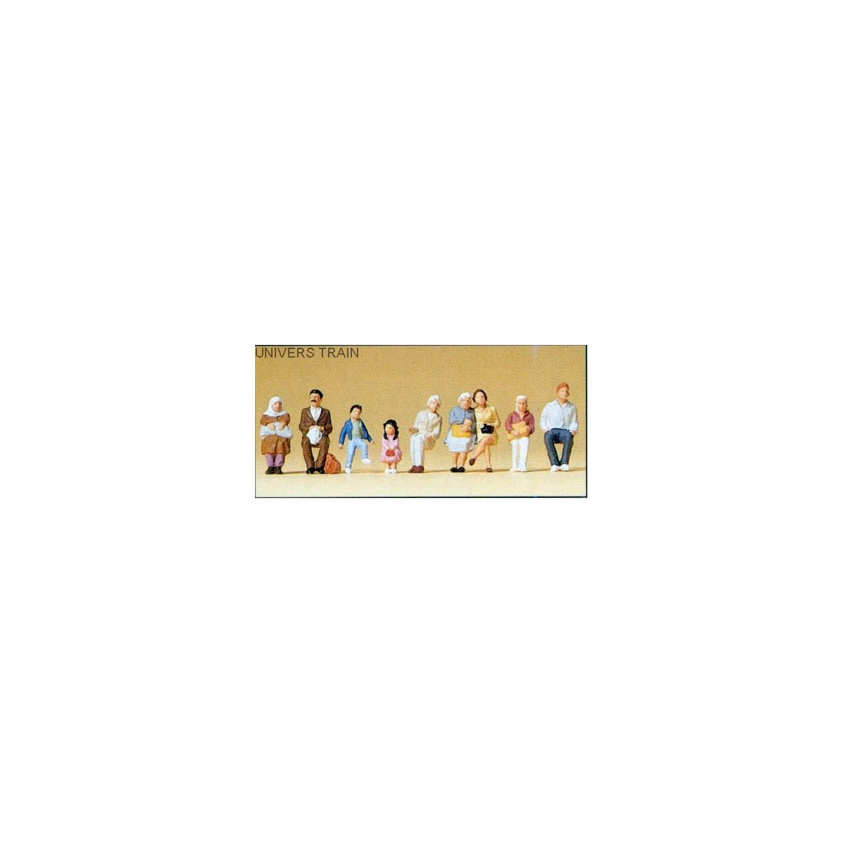 Preiser 10385 Figures, for the bus and train - Preiser - PREISER_10385 Preiser 10385 Figures, for the bus and train - Preiser - PREISER_10385