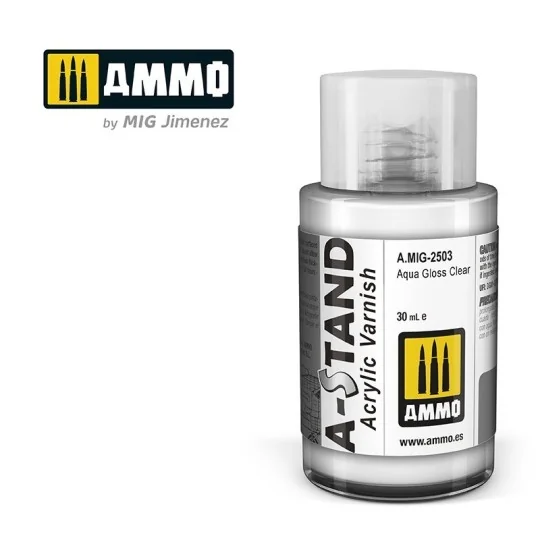 A.MIG-2503-Peinture A-STAND Vernis Aqua Brillant 30ml Mig - A.MIG-2503
