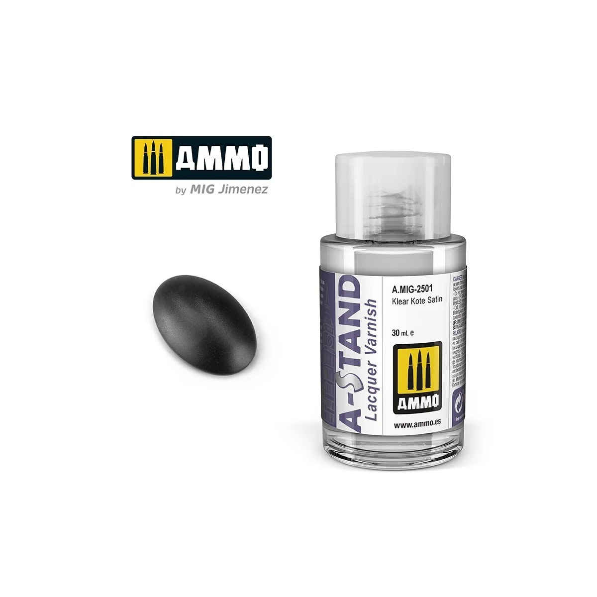 Paint A-STAND Varnish Klear Kote Satin 30ml Mig