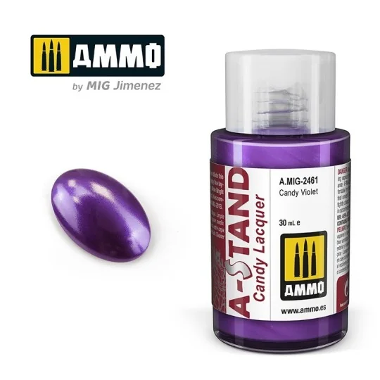 A.MIG-2461-A-STAND Candy Violet Paint 30ml Mig