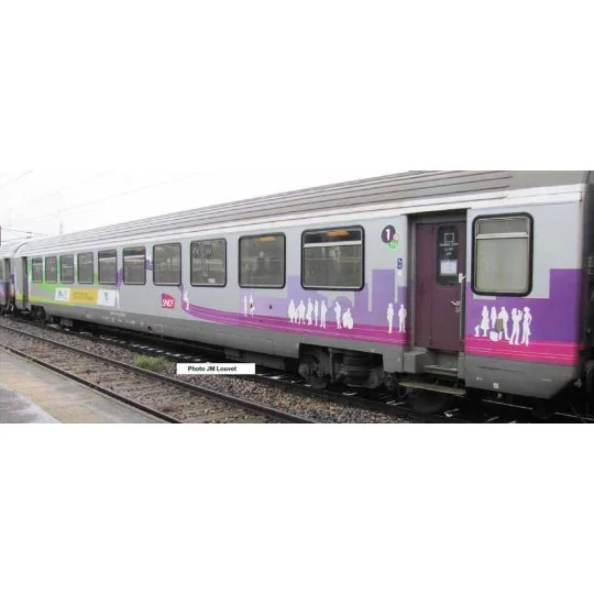 Piko_97134-Piko 97134 Set of 2 Corail Vtu coaches, 1 + 2 CL, Intercités REMI, SNCF
