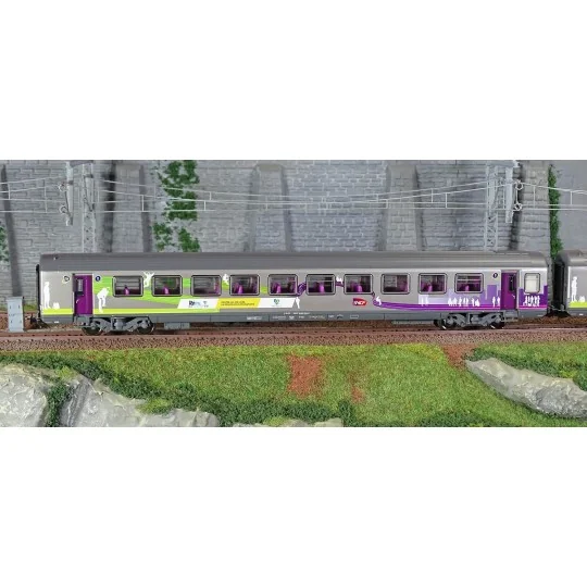 Piko_97134-Piko 97134 Set de 2 voitures Corail Vtu, 1 + 2 CL, Intercités REMI, SNCF