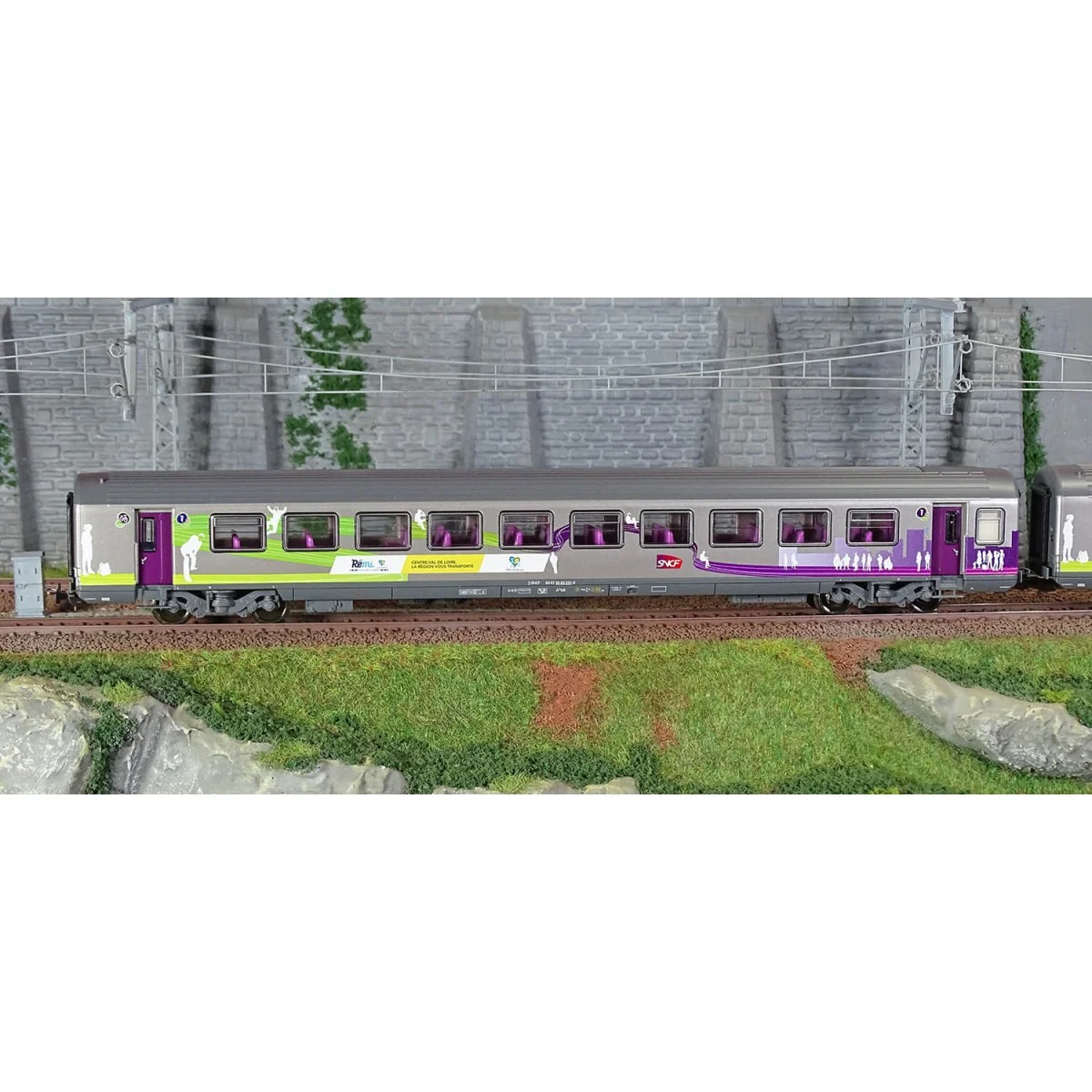 Piko 97134 Set de 2 voitures Corail Vtu, 1 + 2 CL, Intercités REMI, SNCF Piko Piko_97134 - 3