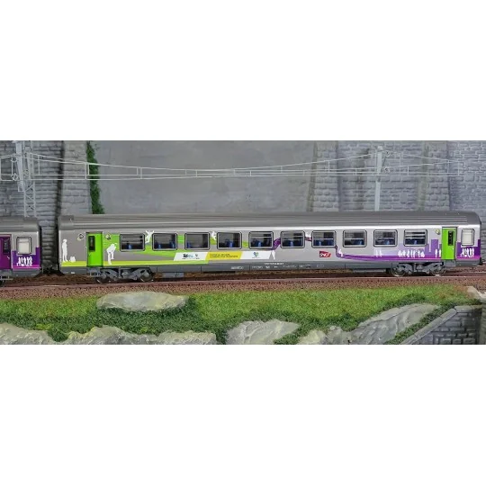 Piko_97134-Piko 97134 Set of 2 Corail Vtu coaches, 1 + 2 CL, Intercités REMI, SNCF
