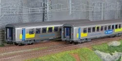 Piko 97312 Set de 2 voitures Corail Vtu, 2ème classe, Fluo Grand Est, SNCF Piko Piko_97312 - 1