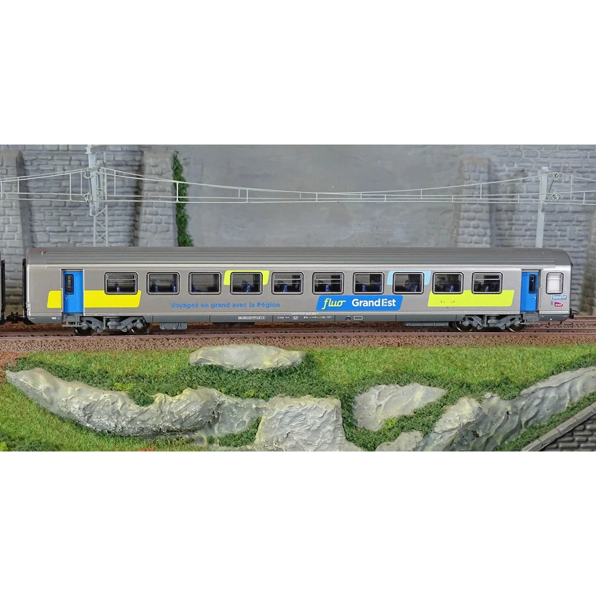 Piko 97312 Set de 2 voitures Corail Vtu, 2ème classe, Fluo Grand Est, SNCF Piko Piko_97312 - 4