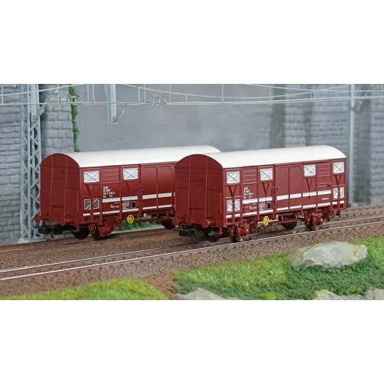 Piko 97311 Set of 2 Primeur wagons type Ghs 69.9, SNCF Piko_97311-Piko 97311 Set of 2 Primeur wagons type Ghs 69.9, SNCF