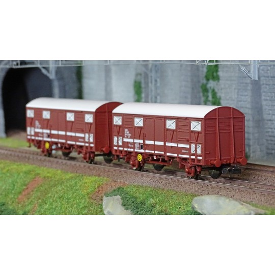 Piko_97311-Piko 97311 Set of 2 Primeur wagons type Ghs 69.9, SNCF