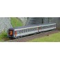 Piko_94502-Piko 94502 Set of 2 Corail Vu coaches, 1st and 2nd class, SNCF, N scale
