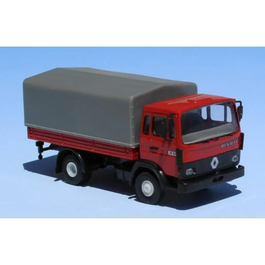 Sai_3642-Sai 3642 Renault Camion bâché JN90, rouge, bâche gris