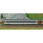 Piko_94504-Piko 94504 Set de 2 voitures Corail Vu, 2ème classe et fourgon, SNCF, échelle N