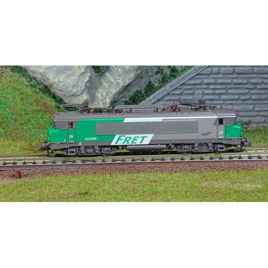 Fle_732208-Fleischmann 732208 Locomotive électrique BB 422369, SNCF, FRET, digitale sonore, échelle N