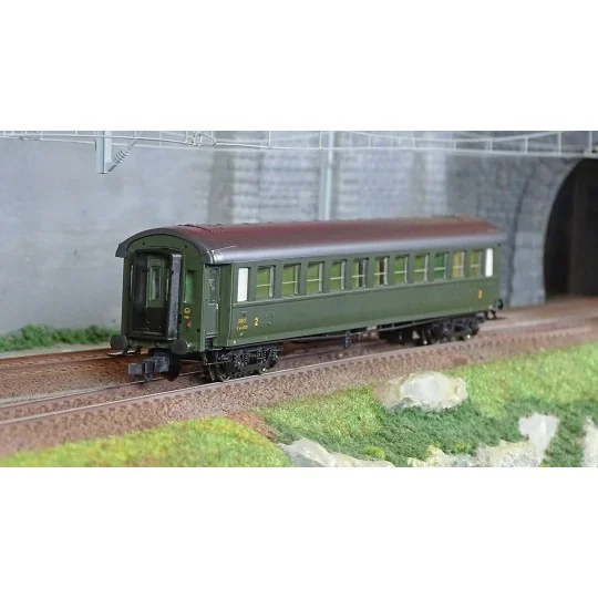 Roco_6200006-Roco 6200006 Voiture express B11, 2ème classe, SNCF