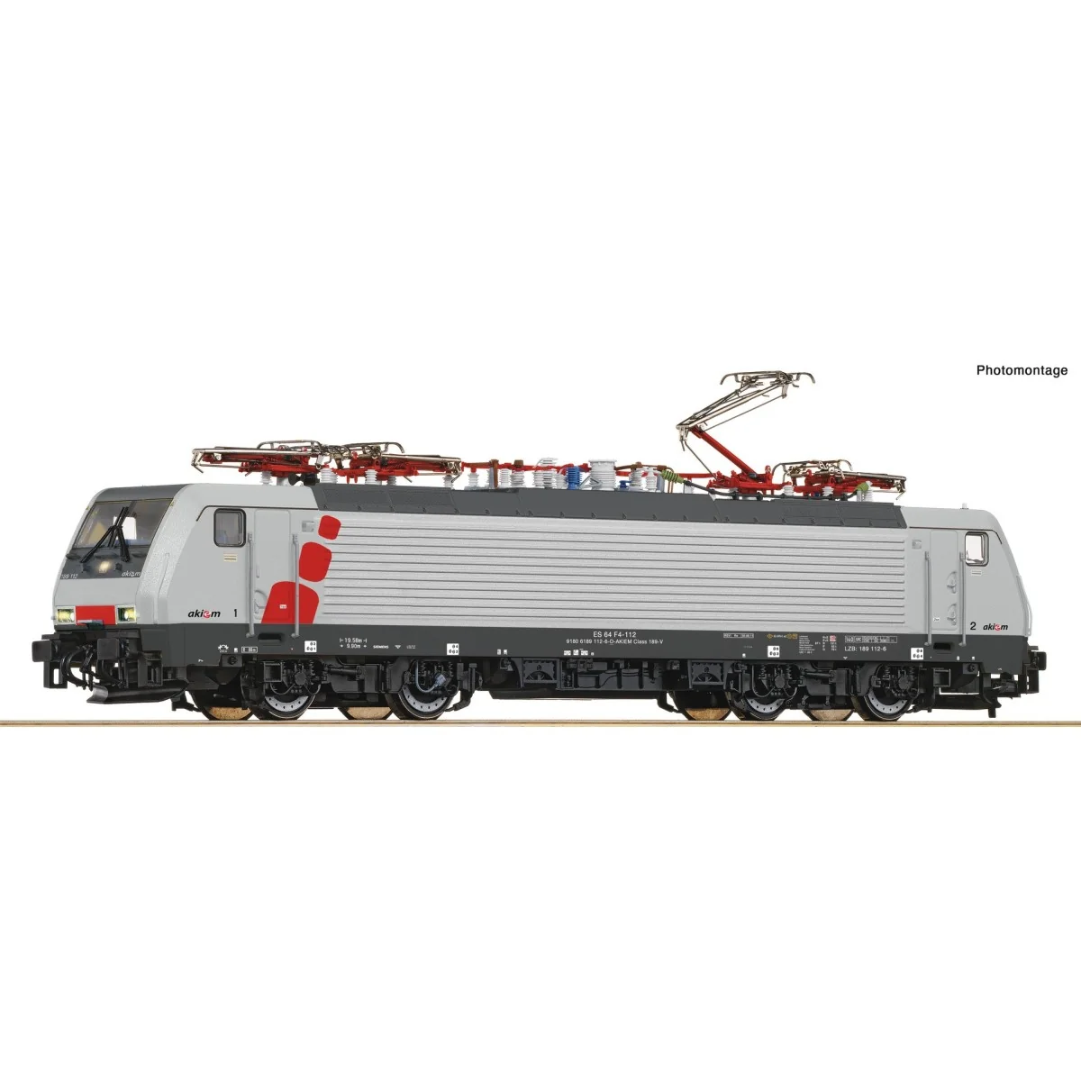 Roco 7500057 Electric Locomotive 189 112-6, Akiem - Roco_7500057