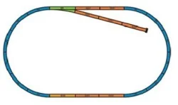 Piko COFF-VOIES2 Oval track box with siding - Piko - Piko_COFF-VOIES2