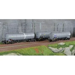 Roco 6600091 Set of 3 tank wagons, Zacns type, MILLET - Roco_6600091