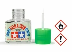 Tamiya Cement Extra-Fluid Polyester Glue (40ml) - 87038