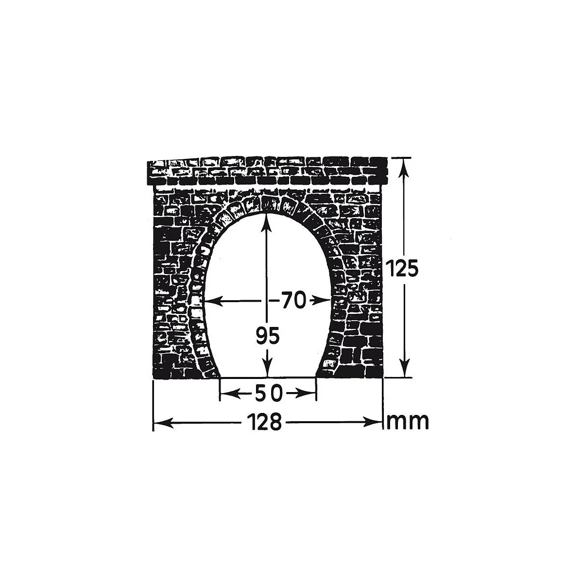 Faller 120577 Model kit, 2 tunnel entrances, single track - Faller_...