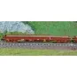 MiniTrix 18290 Set of 2 flat wagons with bogies, loaded with rail p... Trix_18290-MiniTrix 18290 Set of 2 flat wagons with bogies, loaded with rail profiles, SNCF, INFRA, N scale