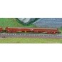 Trix_18290-MiniTrix 18290 Set of 2 flat wagons with bogies, loaded with rail profiles, SNCF, INFRA, N scale