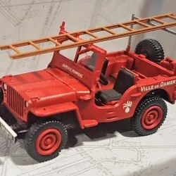 Ree Modeles CB 090 Jeep C.C.F.L Feux de Forêt, ville de Damery, avec échelle Ree Modeles CB-090 - 1