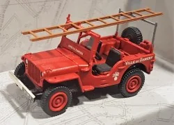 Ree Modeles CB 090 Jeep CCFL Forest Firefighting Vehicle, Damery To...
