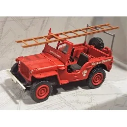 Ree Modeles CB 090 Jeep CCFL Forest Firefighting Vehicle, Damery To...