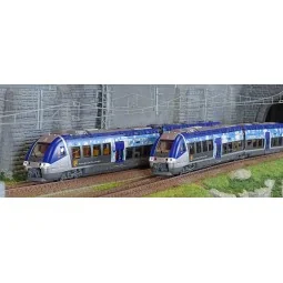 LS Models 10392S AGC B Railcar 81621/81622, PACA AIX livery, 4 cars...
