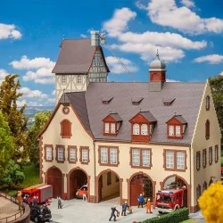 Faller 130163 Model Kit, Central Fire Station