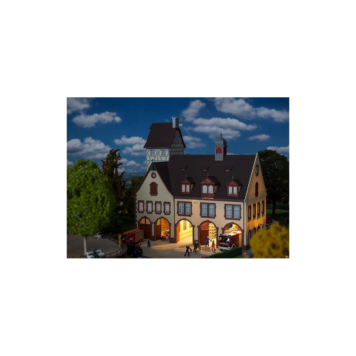 Faller 130163 Model Kit, Central Fire Station - Faller_130163