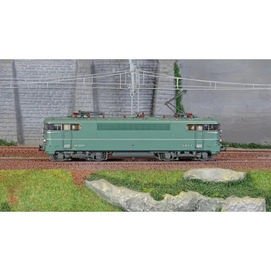 Ree Modeles MB165.S BB 16001 electric locomotive, Original, Strasbo... MB-165.S-Ree Modeles MB165.S BB 16001 electric locomotive, Original, Strasbourg, sound, motorized pantographs