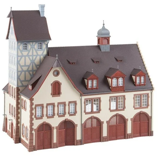 Faller_130163-Faller 130163 Model Kit, Central Fire Station