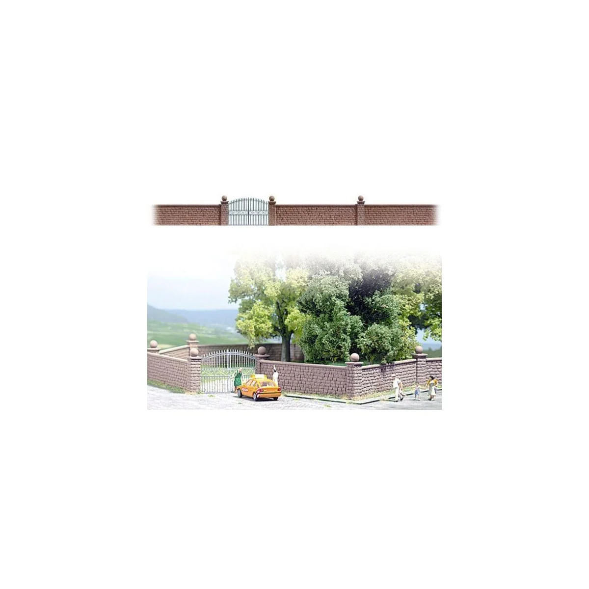 Busch 6014 Mur de pierre et portail Busch Busch_6014 - 1