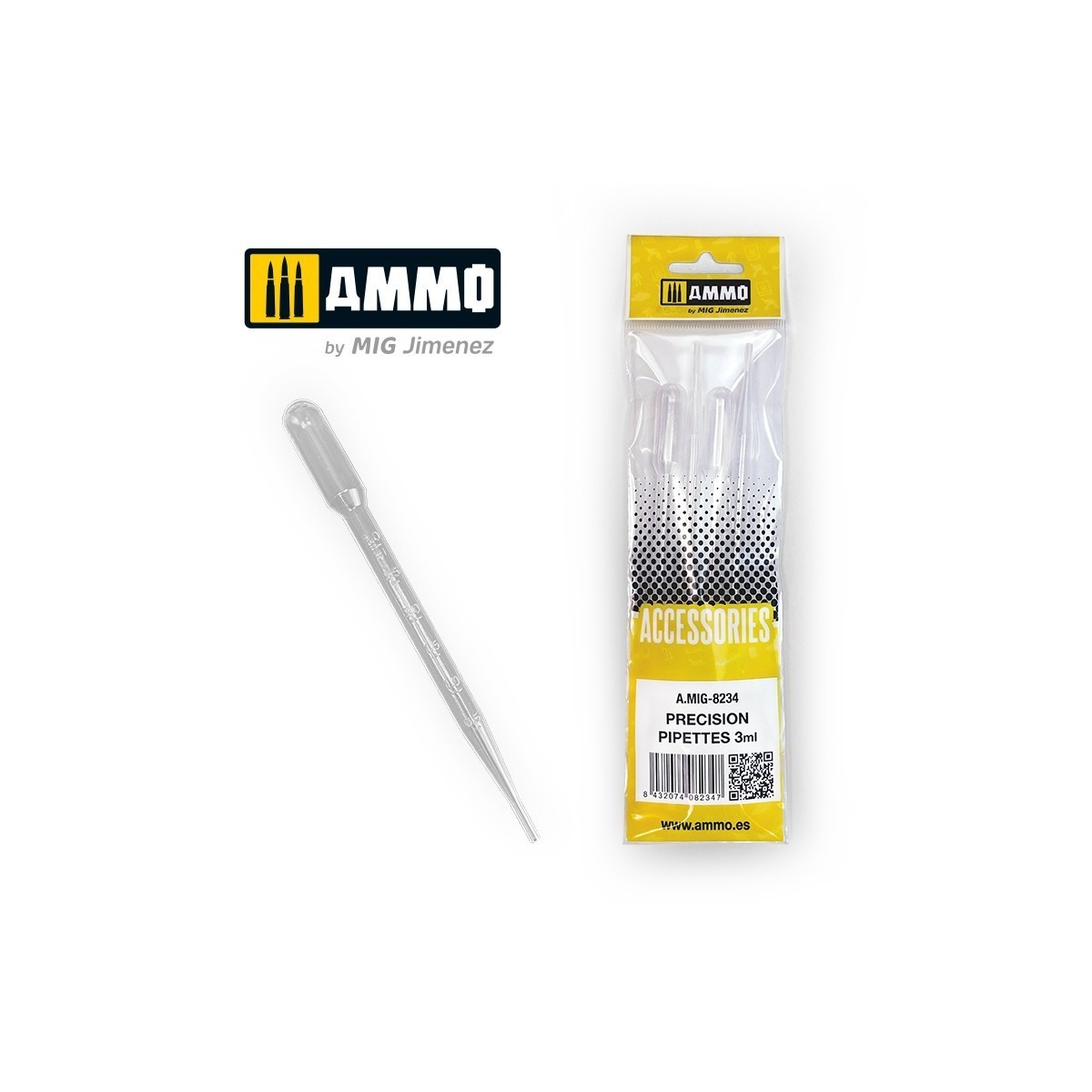 Petites pipettes 1 ml (x4) Ammo AMMO - MIG Jimenez A.MIG-8235 - 1