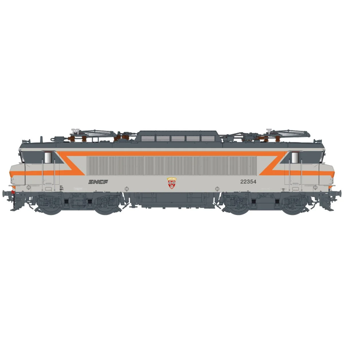 LS Models 11061 SNCF BB 22354 electric locomotive, concrete grey/or...