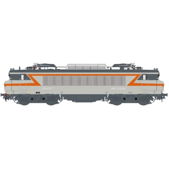 Lsm_11207-Ls Models 11207 SNCF BB 7240 electric locomotive, concrete grey/orange livery, license plates, Villeneuve