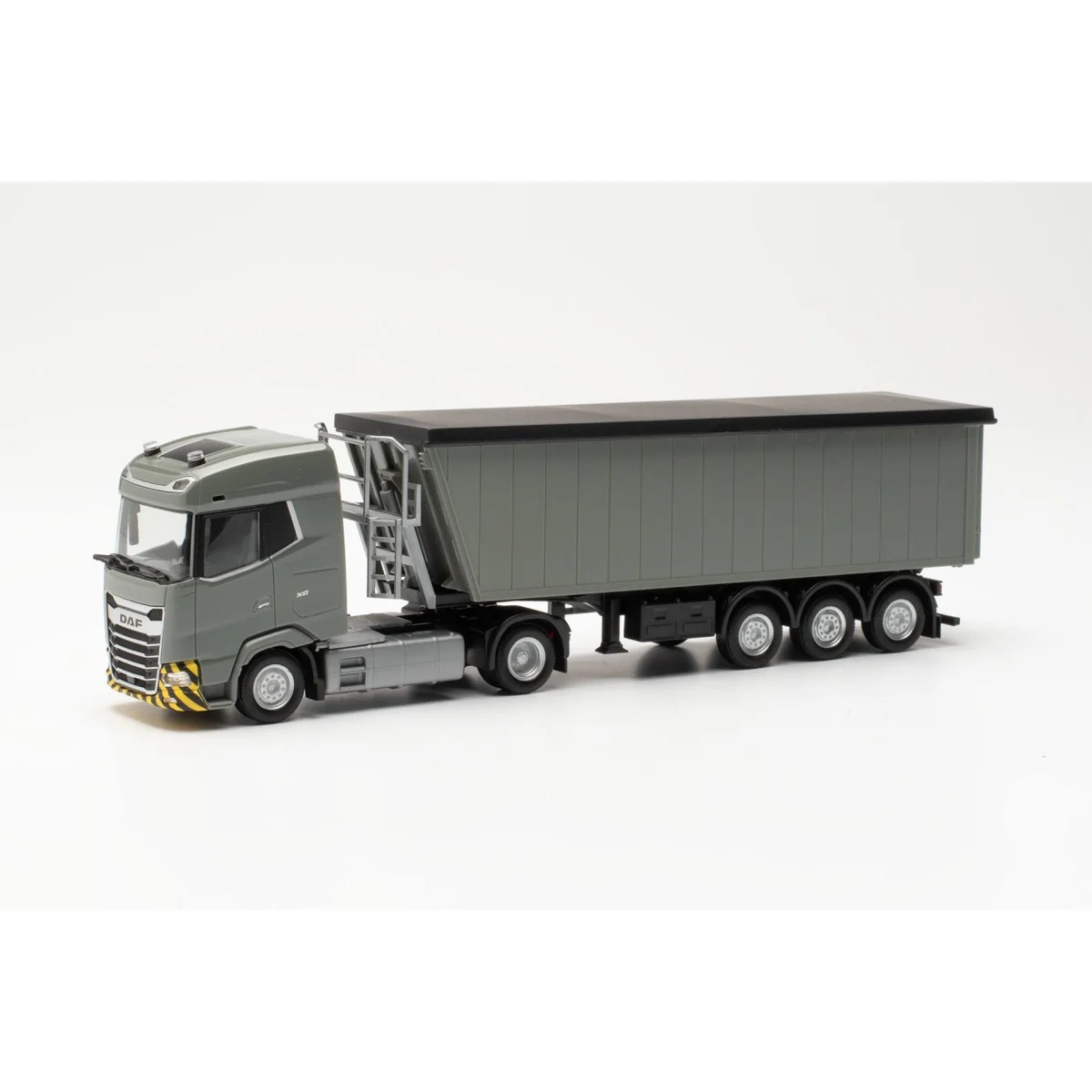 Herpa 316231 DAF XG Tipper Semi-Trailer Truck, Grey - Herpa_316231