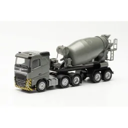 Herpa 316224 Volvo FH Flat Roof Concrete Mixer Truck 2020 (6x2), Gr...